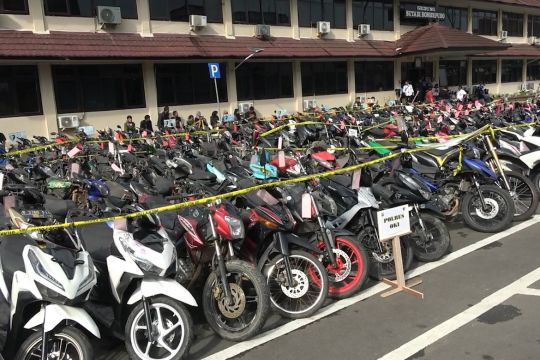 Polda Sumsel amankan 1.715 kendaraan hasil kasus curanmor sejak 2024