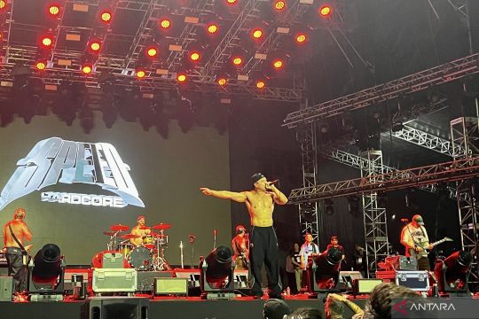 Band hardcore Australia tampil penuh energi di Hammersonic Festival