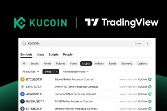 Data Pasar KuCoin Futures Kini Tersedia di TradingView, Perangkat Analisis Berstandar Profesional Semakin Mudah Diakses Pengguna