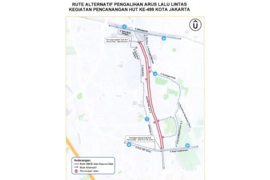 Pemprov DKI berlakukan HBKB di Jalan Rasuna Said akhir pekan ini