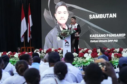 Kaesang lantik pengurus DPW PSI Papua Tengah