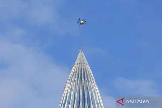 Shenzhen pamerkan kecanggihan pengiriman makanan menggunakan drone industri