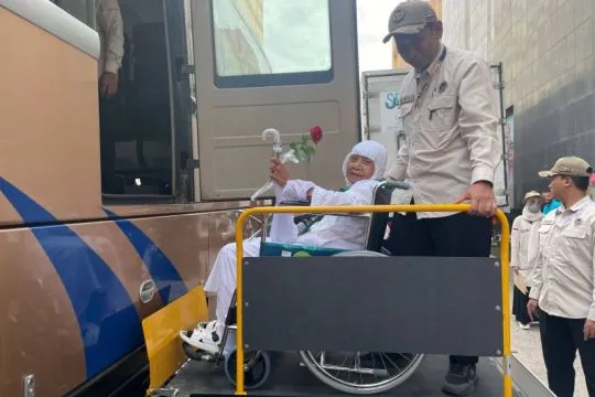 jamaah calon haji kloter Solo telah tiba di Makkah
