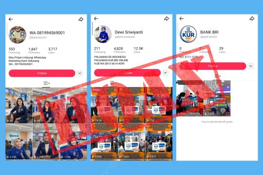 Waspada modus penipuan, BRI tegaskan pengajuan KUR tidak ditawarkan secara online