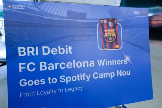 Lima pemenang program BRI Debit FC Barcelona siap wujudkan mimpi ke Spotify Camp Nou