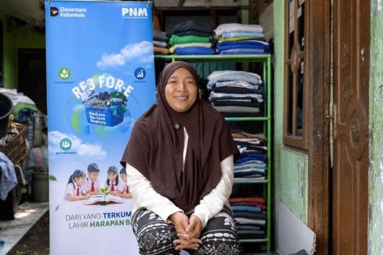 Tidak hanya kurangi limbah, RE3 For-E PNM juga gerakkan rantai manfaat bagi nasabah laundry