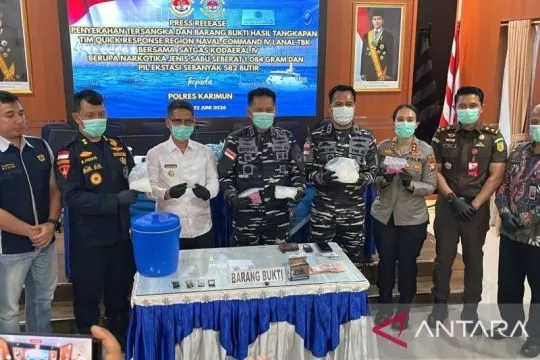 TNI AL sebut kurir berkedok nelayan edarkan narkoba dari Malaysia