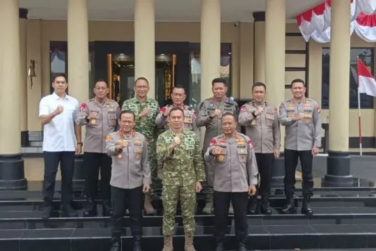 Kapolda-Pangdam perkuat sinergi lewat kunjungan ke Mako Brimob