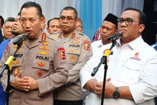 Buruh apresiasi Kapolri jembatani dialog terkait RUU Ketenagakerjaan