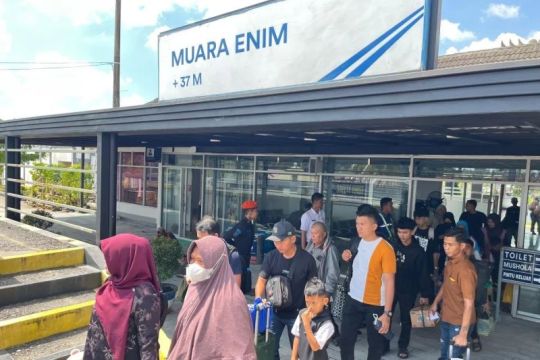 KAI Palembang angkut 26.723 pelanggan saat libur Maulid Nabi