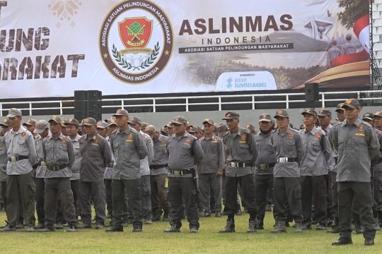 Satlinmas diperkuat, 1,2 juta personel tersebar di 38 provinsi