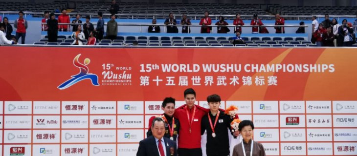 Edgar Xavier sabet emas kejuaraan dunia wushu di China
