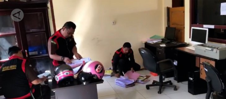Penyidik Kejati Malut geledah kantor samsat Morotai