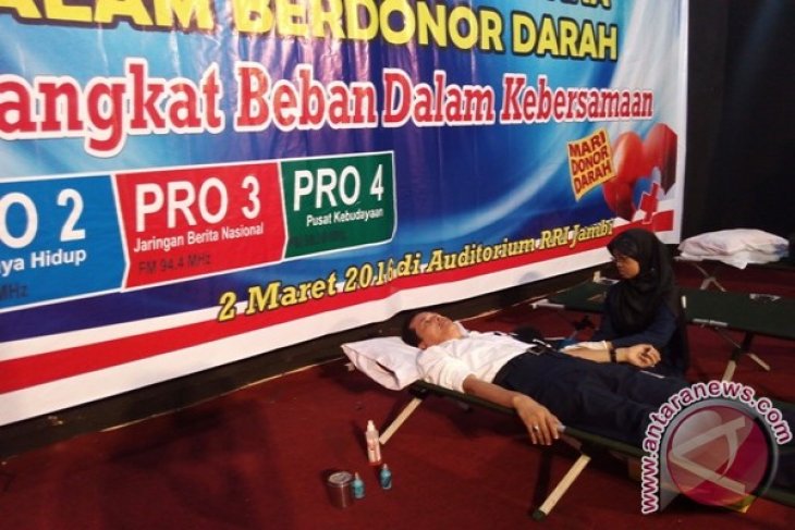 400 warga Jambi ikut program Indonesia berdonor
