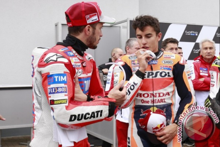 Dovizioso sindir Marquez, cepat tapi sering kecelakaan