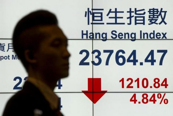 Bursa saham Hong Kong dibuka 1,28 persen lebih rendah