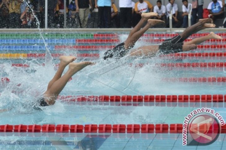 Kolam renang Aquatic Bekasi siap digunakan kembali