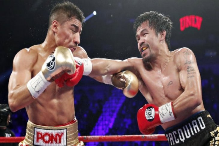 Manny Pacquiao Kalahkan Jessi Vargas Raih Juarai Welter WBO