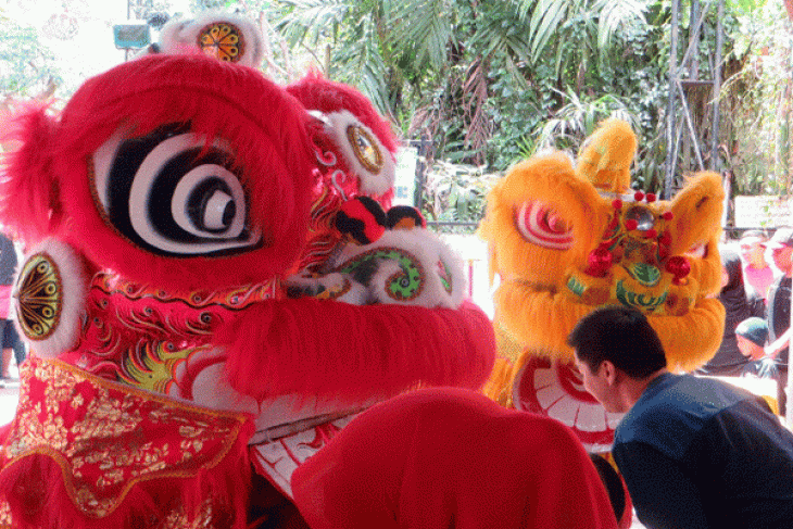 TSI Suguhkan Barongsai-Liong Sambut Imlek 2017