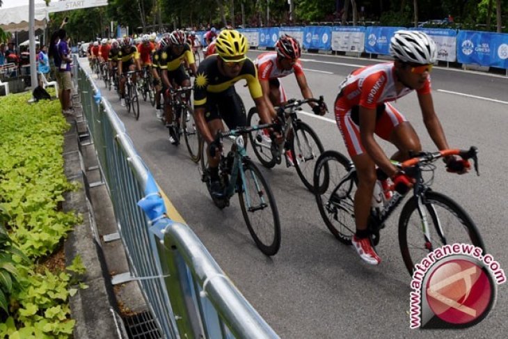 Atlet Balap Sepeda Tetap Latihan Selama Ramadhan