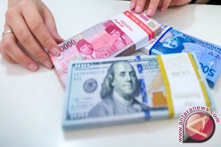 Nilai tukar rupiah Rabu sore naik 19 poin