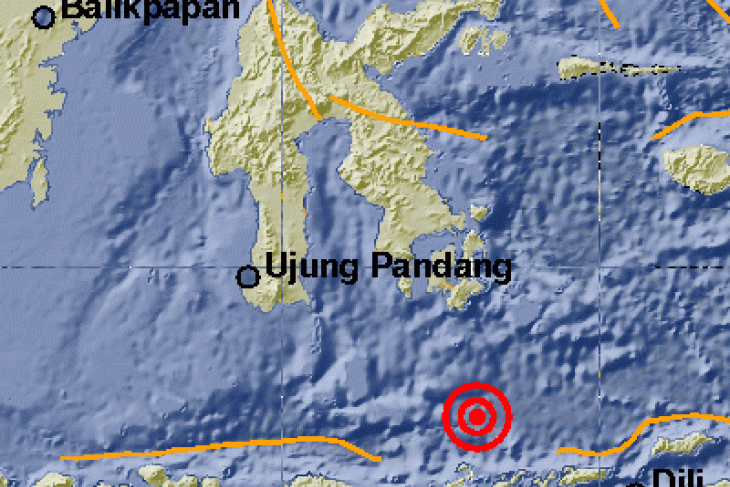 Gempa 5.0 SR guncang Timur Laut Larantuka