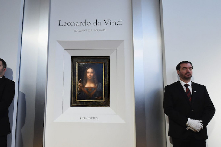 Lukisan Leonardo da Vinci terjual dengan rekor 450,3 juta dolar Amerika Serikat