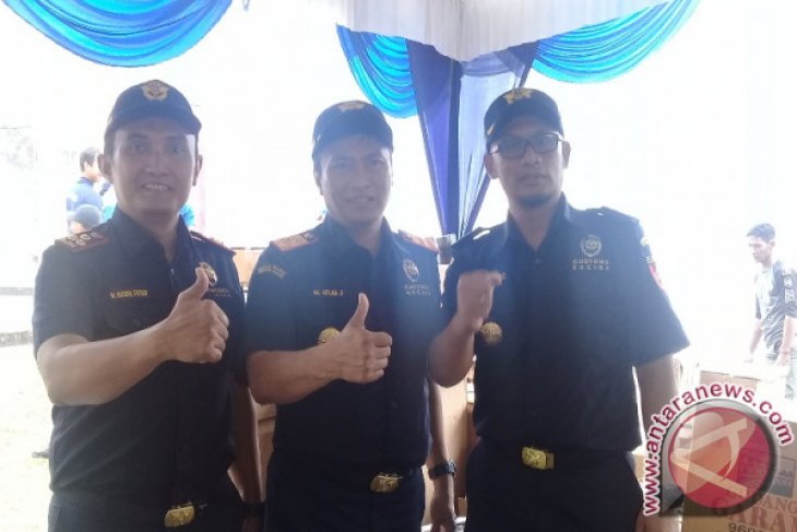KPPBC Sumbagtim Sita 7.000.000 Batang Rokok Ilegal