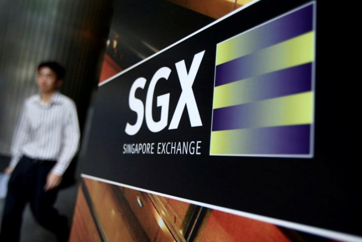 Bursa saham Singapura ditutup 0,30 persen jadi 3.350,45 poin