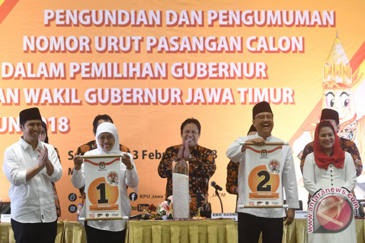 Nomor Urut Pilgub Jatim 2018