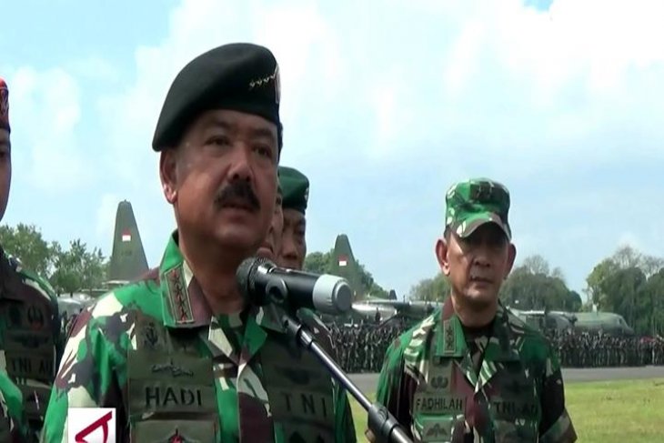 Panglima TNI  nyatakan alih kodal untuk antisipasi ancaman