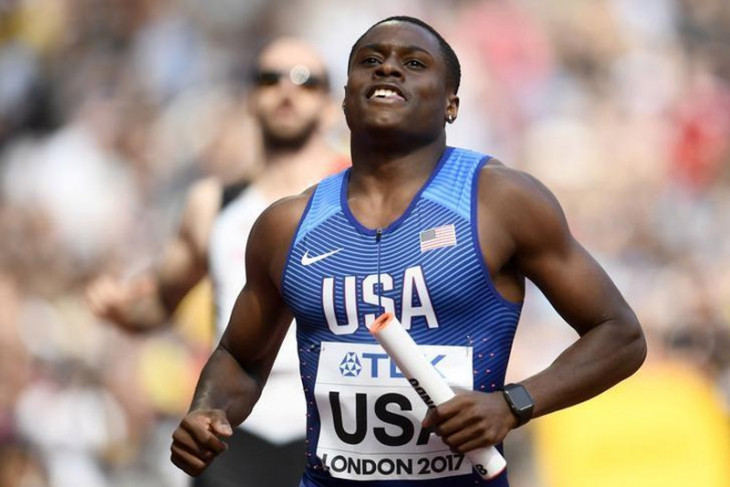 Christian Coleman juara dunia 100 meter di Qatar