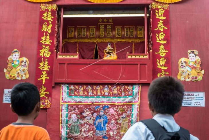 Pentas wayang potehi