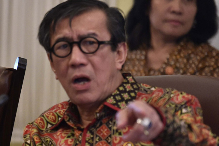 Yasonna mengaku stres terkait OTT Sukamiskin