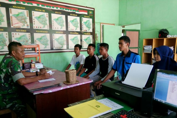 Danramil Pandawan motivasi calon Secaba PK 2018