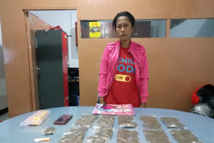 Polisi ringkus wanita pemilik 11 paket ganja