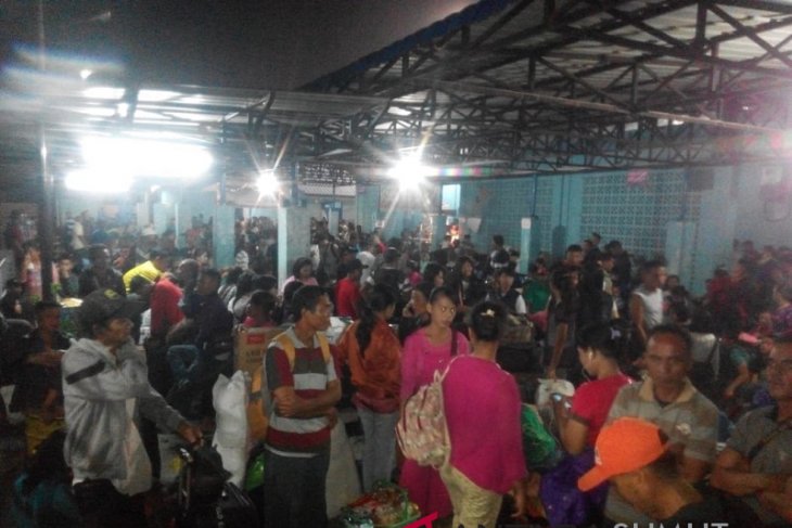 Arus Mudik - Penumpang Stasiun Rangkasbitung Tembus 27.000 Orang