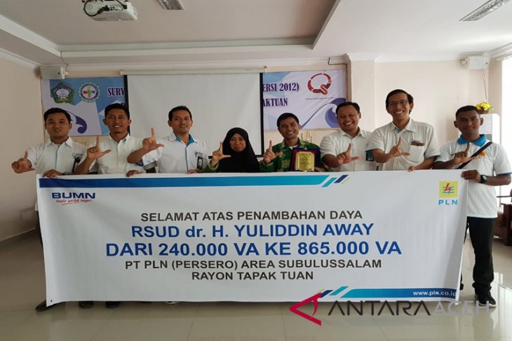 RS Tapaktuan tambah daya 625.000 VA