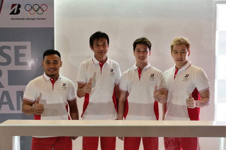 Hasil gambar untuk Markus/Kevin dan Eko Yuli Irawan Duta Bridgestone di Olimpiade Tokyo 2020
