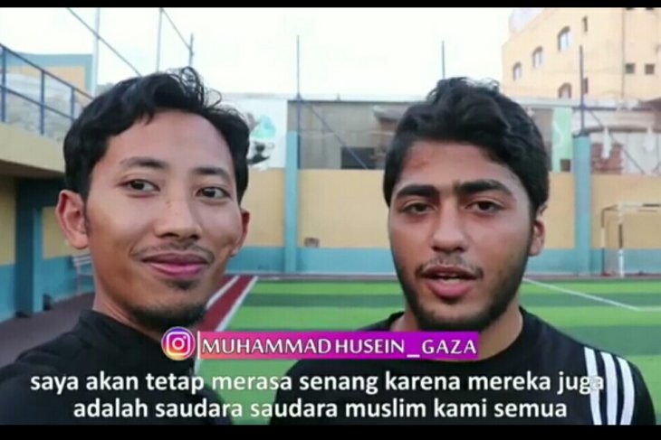 Warga Palestina juga dukung timnas Indonesia