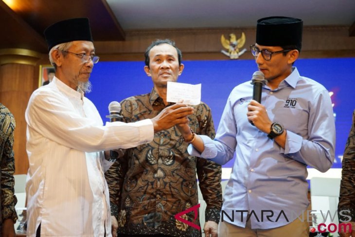 Seorang warga sumbang dana kampanye buat Prabowo-Sandiaga
