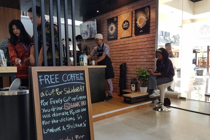 Kopi gratis bagi pengunjung Lampung Fair 2018