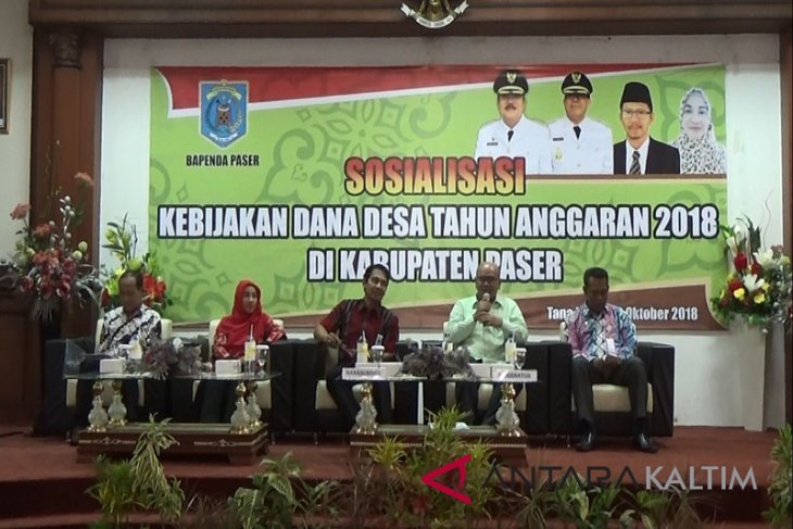 Pemkab Paser Gelar Sosialisasi Penggunaan Dana Desa