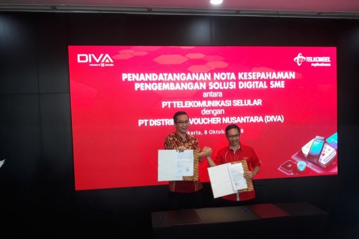 Telkomsel-Diva kerja sama penyediaan kasir digital untuk UMKM