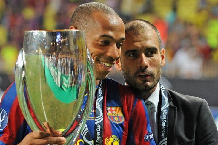 Thiery Henry terinpirasi Guardiola dan Wenger dalam melatih