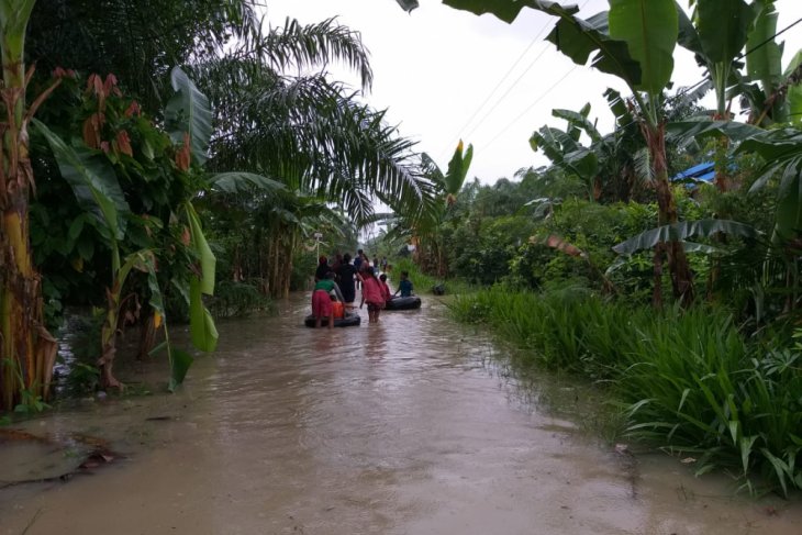 Warga Langkat terdampak banjir 1.453 KK