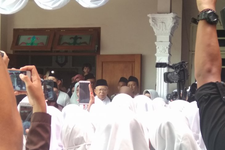 Ma'ruf Amin berterima kasih kepada Yenny Wahid