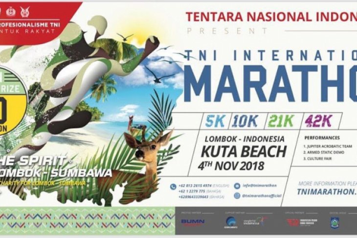 TNI ajak warga sukseskan internasional marathon di Mandalika