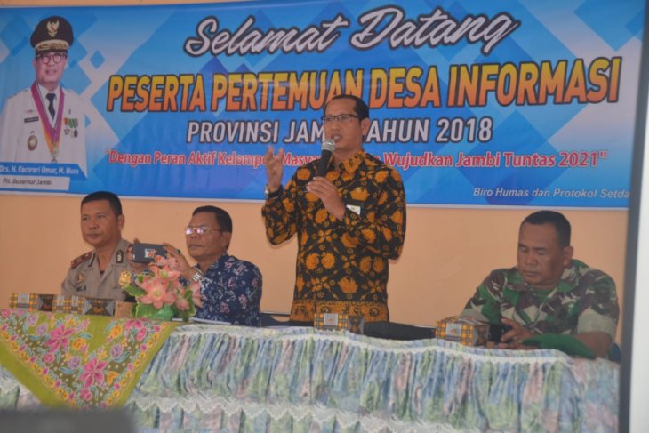 Humas Pemprov Jambi gelar pertemuan Desa Informasi