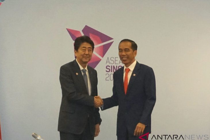 Presiden Jokowi lakukan pertemuan bilateral dengan PM Jepang